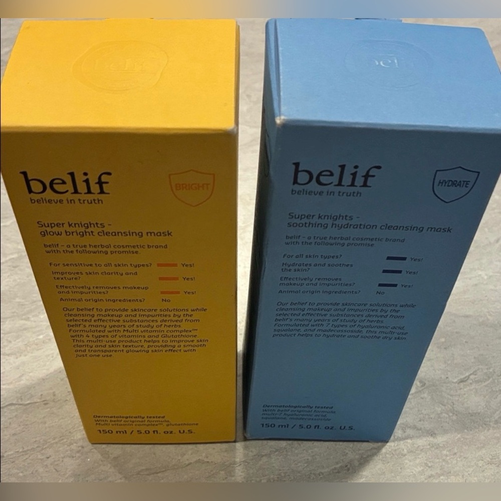 Belif Super Knights Cleansing Mask Set